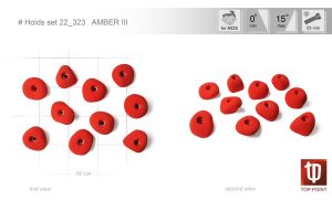 Практичный набор зацепов для скалолазания Top Point #323 Amber III