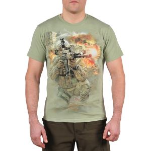 Футболка для мужчин 5.45 Design ЦСН Альфа-Боец