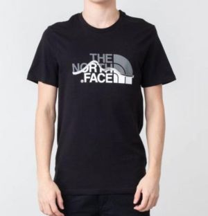 Комфортная мужская футболка The North Face M S/s Mount Line Tee Tnf