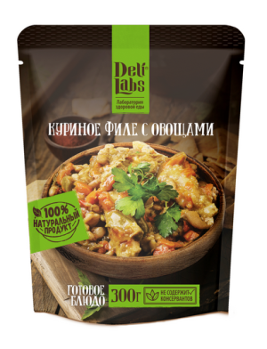 Аппетитное куриное филе с овощами DeliLabs