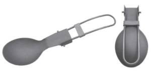 Походная ложка титановая со складной ручкой Tramp 