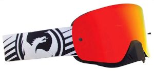 Спортивная маска оправа линзы Dragon Alliance NFX ( Vox Blk-Wht, Red Ionized + Clear)