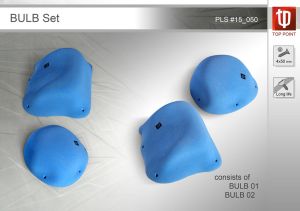 Оригинальный набор рельефов для скалолазания Top Point Bulb Set