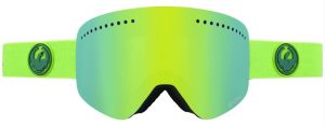 Спортивная маска оправа линзы Dragon Alliance NFX ( GrassHeathr, Smoke Gold+Yellow)