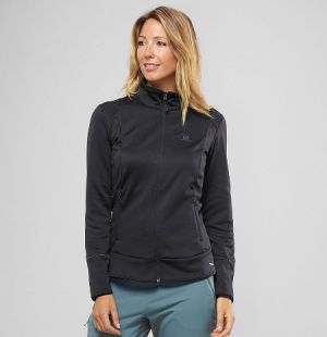 Джемпер приталенный для треккинга Salomon Discovery FZ W