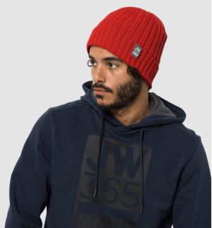 Лаконичная шапка для спорта Jack Wolfskin 365 Stormlock Rip Knit Cap