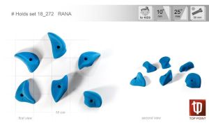 Набор скалодром зацепов Top Point Rana #272