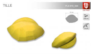 Прочный рельеф для скалолазания Top Point Tille