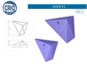 Накладной рельеф для скалолазания Crio Holds Duck II