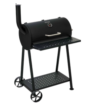 Удобный гриль  термометром, полкой и трубой GoGarden Buffalo 60