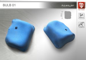 Удобный рельеф для скалолазания Top Point Bulb 01