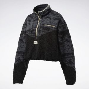 Теплый женский джемпер Reebok Cl Gp We Fleece Aop