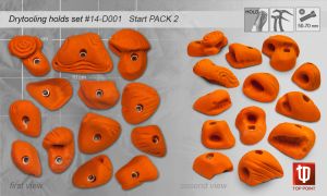 Оригинальный набор зацепов для ледолазания Top Point D002 Start Pack 2