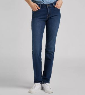 Джинсы для девушек Lee Marion Straight Mid Worn In Ray