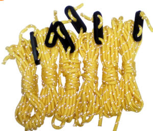 Прочные оттяжеки для палатки со светоотражающей нитью Tramp 