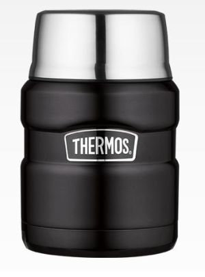 Термос для ланча с ложкой Thermos SK 3000 BK Matt Black