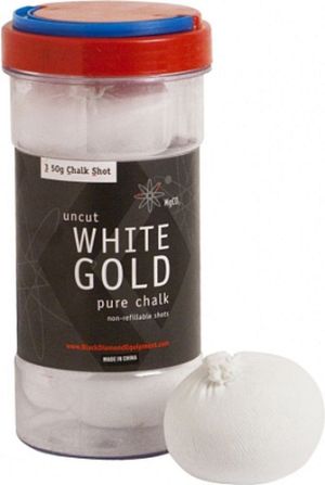 Спортивная магнезия Black Diamond White Gold Rfl Chalk Shot