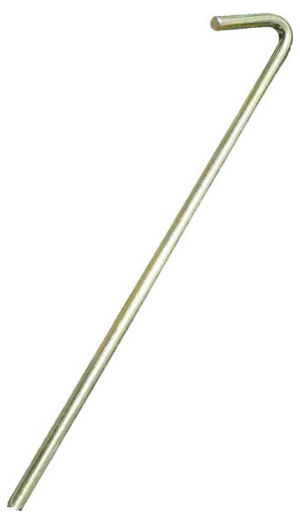 Стальные колышки для палаток комплектом 10 штук High Peak Stahl Erdnagel