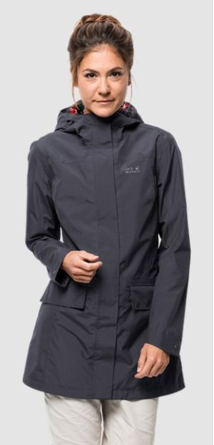 Непродуваемый плащ Jack Wolfskin Cape York Coat W