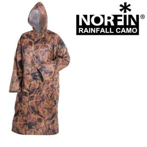 Плащ длинный непромокаемый Norfin Rainfall Camo