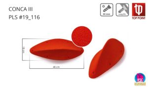 Надежный рельеф для скалолазания Top Point Conca III