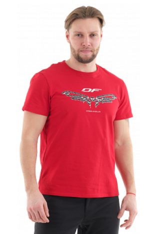 Мужская футболка с принтом Dragonfly Chain (M)