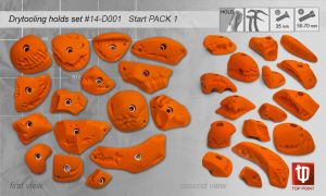 Качественный набор зацепов для ледолазания Top Point D001 Start Pack 1