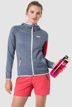 Флисовая куртка Jack Wolfskin Milford Hooded Jacket W