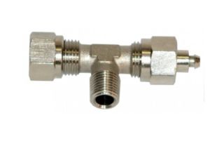 Качественный тройник гидравлический с фитингом цилиндра с клапаном Hydrodrive