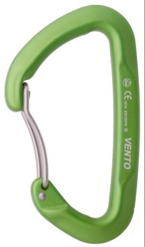 Карабин с изогнутой скобой Скалолазный Венто 