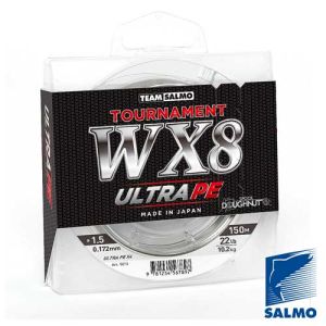 Леска плетеная TEAM SALMO Team Salmo FREERIDE Silver Gray WX8