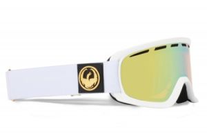 Маска оправа линза Dragon Alliance D2 ( White, Gold Ionized + Amber)