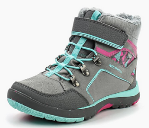 Merrell - Ботинки для детей спортивные Moab FST Polar Mid A/C Waterproof