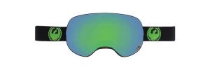 Маска для сноуборда оправа линзы Dragon Alliance X2 ( Jet, Green Ion + Yellow Blue Ion)