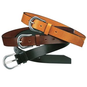 Толстый кожаный ремень MontBell Hard Leather