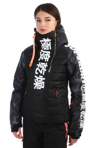 Женская технологичная куртка Superdry Japan Edition Snow Down Jacket