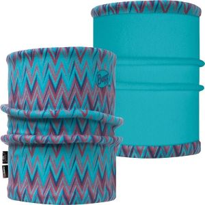 Флисовая детская бандана Buff Reversible Polar Neckwarmer Ziggy Blue Capri