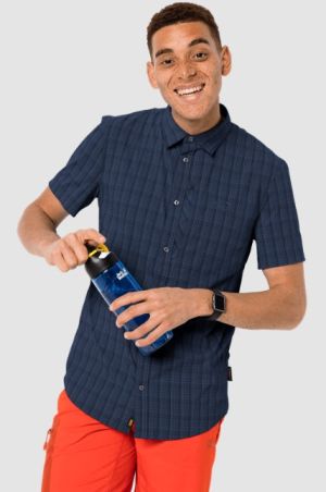 Удобная рубашка Jack Wolfskin Rays Stretch Vent Shirt Men