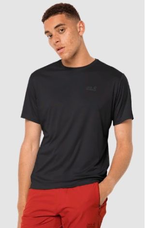 Удобная мужская футболка Jack Wolfskin Tech T M