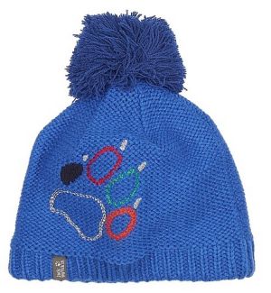 Шапка с флисовой подкладкой Jack Wolfskin Paw Knit Cap Kids