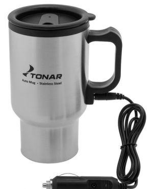 Термокружка удобная автомобильная Tonar 12V T.TK-EA28F-450 0.45