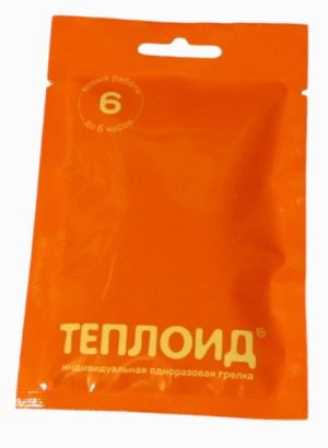 Одноразовая грелка для тела Теплоид часов Кронидов 6