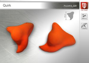 Оригинальный рельеф для скалолазания Top Point Quirk