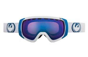 Маска горнолыжная оправа линзы Dragon Alliance Rogue ( White, Blue Steel + Yellow Blue Ionized)
