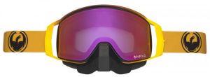 Маска для сноуборда оправа линзы Dragon Alliance NFX2 Snowmo ( Burn, Purple Ion + Rose)