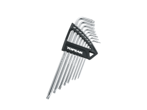 Удобный набор ключей Topeak Torx Wrench Set T7/T9/T10/T15/T20/T25/T27/T30