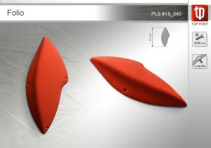 Необычный рельеф для скалолазания Top Point Folio