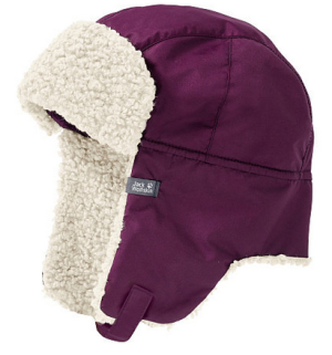 Шапка ушанка теплая Jack Wolfskin - Stormlock paw shapka kids