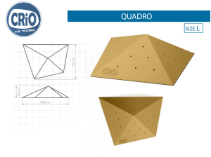 Надежный рельеф для скалолазания Crio Holds Quadro