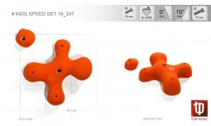 Зацепы детские для скалодрома Top Point Kids Speed Set #247